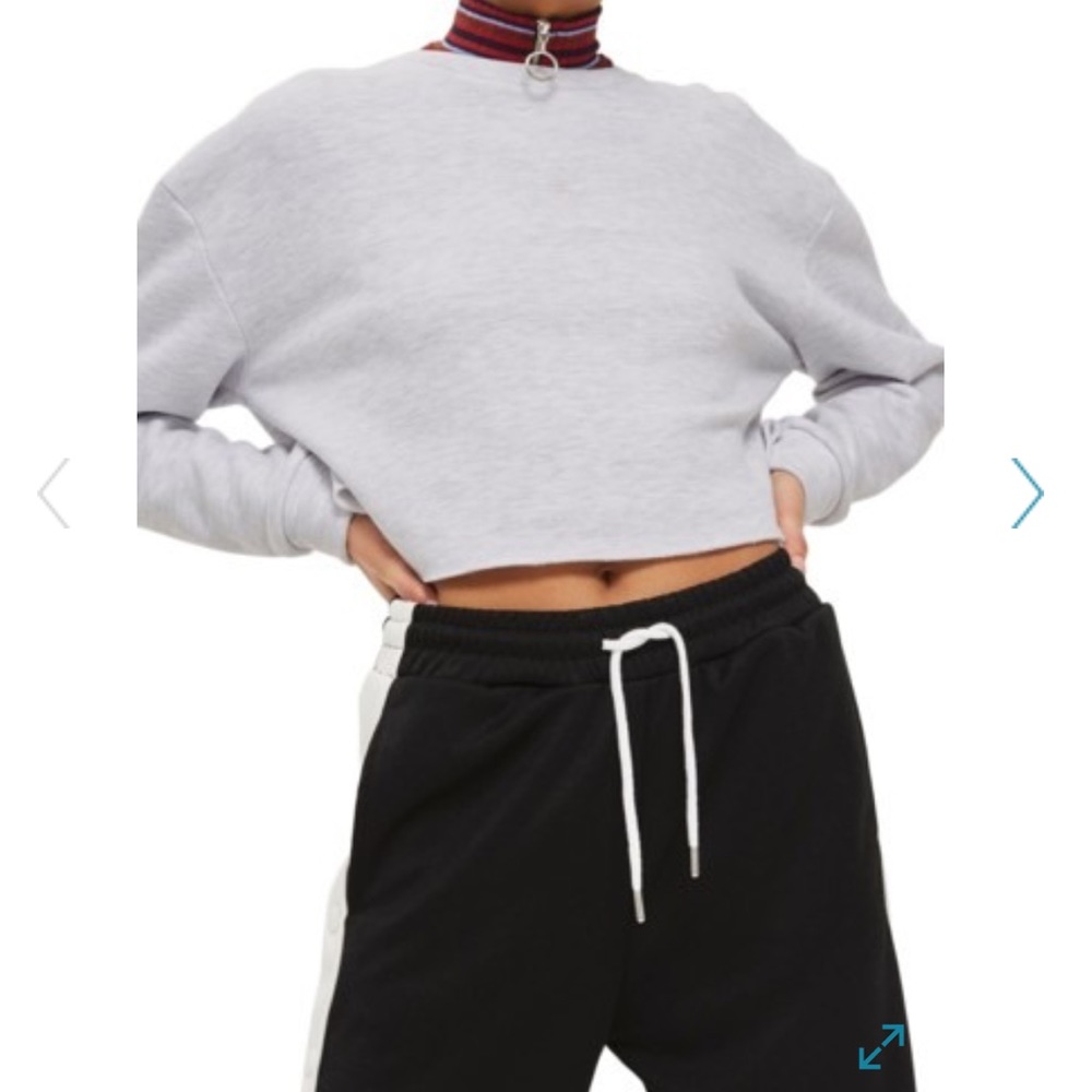 Top Shop Crew Neck Sweat Shirt (6) (NWT)